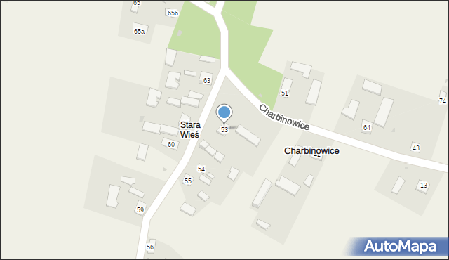Charbinowice, Charbinowice, 53, mapa Charbinowice