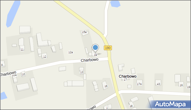 Charbowo, Charbowo, 14, mapa Charbowo