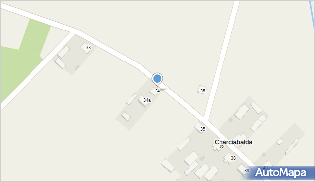 Charciabałda, Charciabałda, 34, mapa Charciabałda