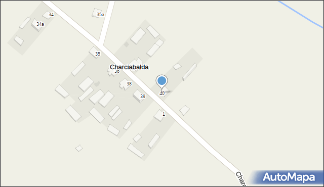 Charciabałda, Charciabałda, 40, mapa Charciabałda