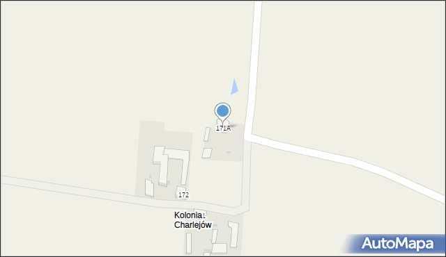Charlejów, Charlejów, 171A, mapa Charlejów