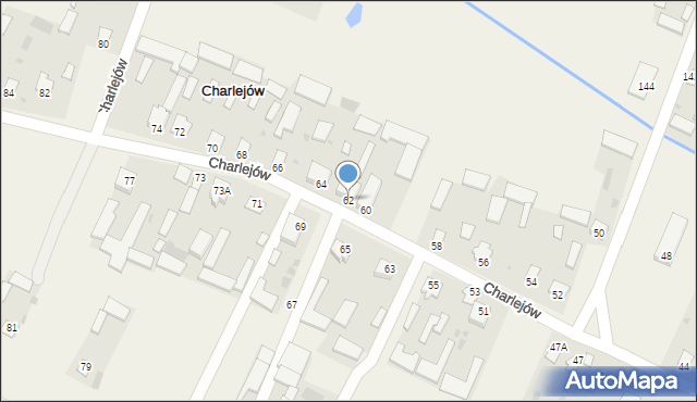 Charlejów, Charlejów, 62, mapa Charlejów