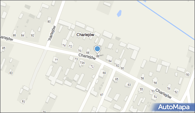 Charlejów, Charlejów, 66, mapa Charlejów