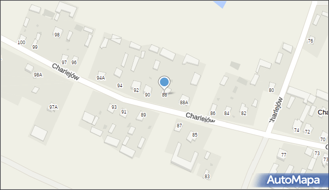 Charlejów, Charlejów, 88, mapa Charlejów