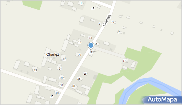 Charlęż, Charlęż, 18, mapa Charlęż