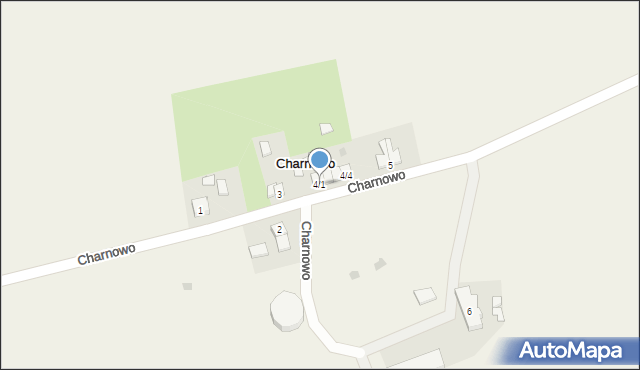 Charnowo, Charnowo, 4/1, mapa Charnowo