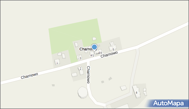 Charnowo, Charnowo, 4/2, mapa Charnowo