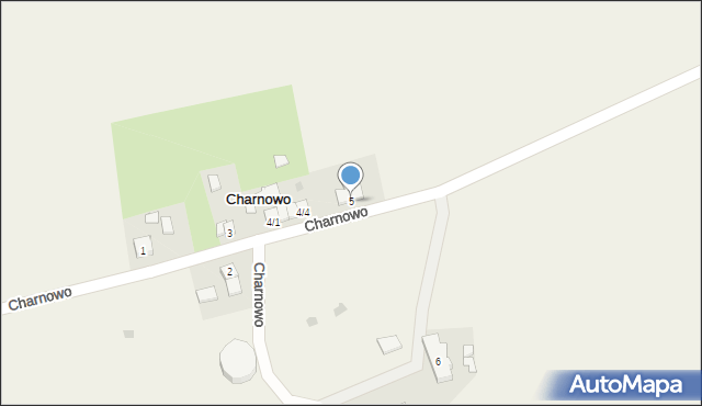 Charnowo, Charnowo, 5, mapa Charnowo