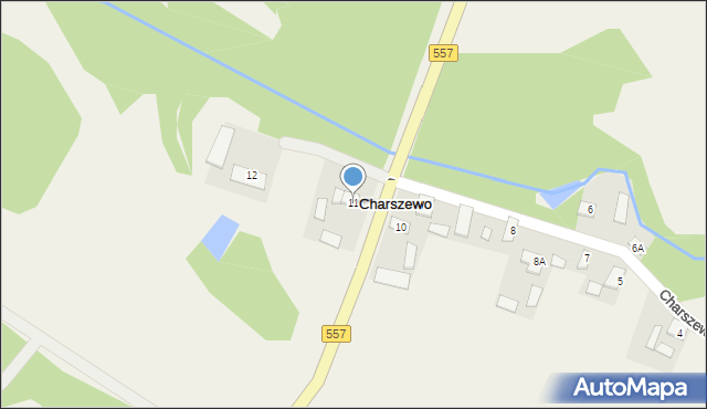 Charszewo, Charszewo, 11, mapa Charszewo