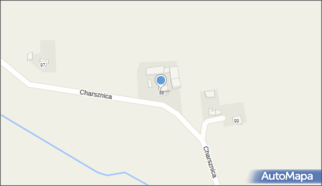 Charsznica, Charsznica, 98, mapa Charsznica