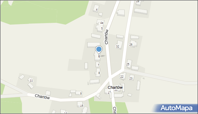 Chartów, Chartów, 6, mapa Chartów