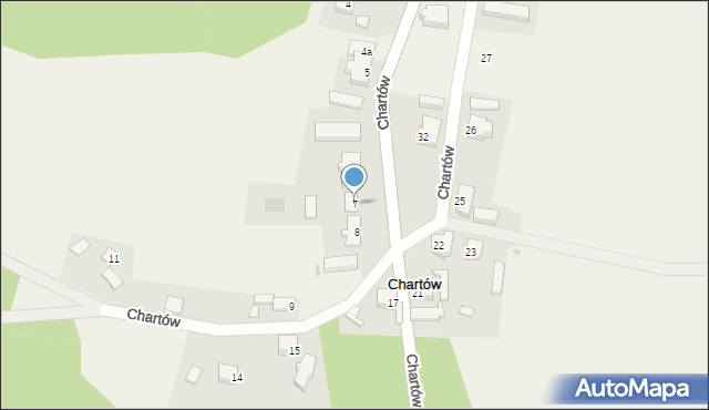 Chartów, Chartów, 7, mapa Chartów