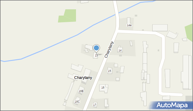 Charytany, Charytany, 13, mapa Charytany