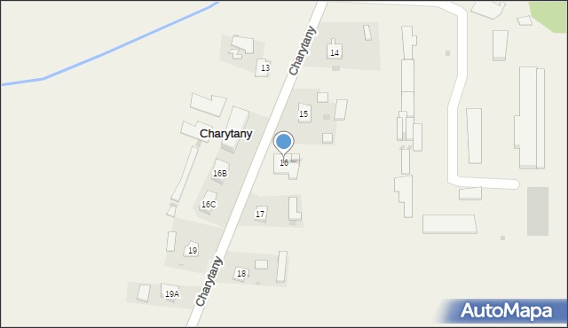 Charytany, Charytany, 16, mapa Charytany