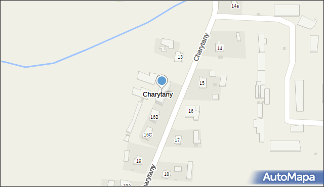 Charytany, Charytany, 16A, mapa Charytany