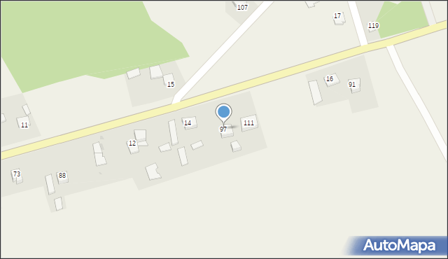 Charzewice, Charzewice, 97, mapa Charzewice