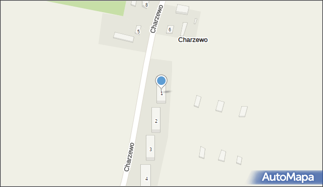 Charzewo, Charzewo, 1, mapa Charzewo