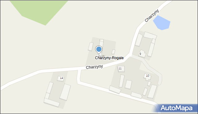 Charzyny, Charzyny, 12, mapa Charzyny