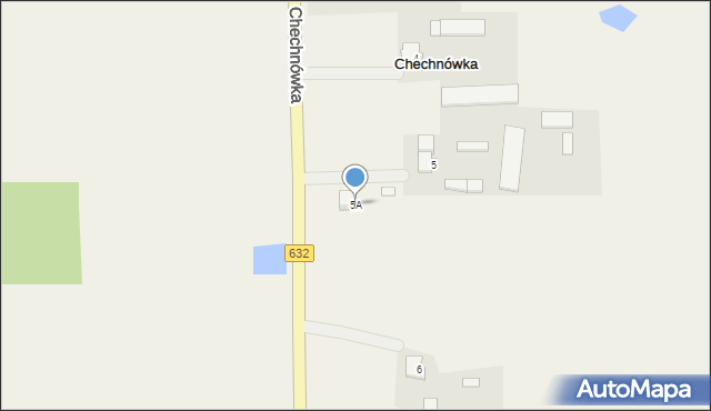 Chechnówka, Chechnówka, 5A, mapa Chechnówka