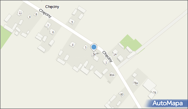 Chęciny, Chęciny, 2a, mapa Chęciny