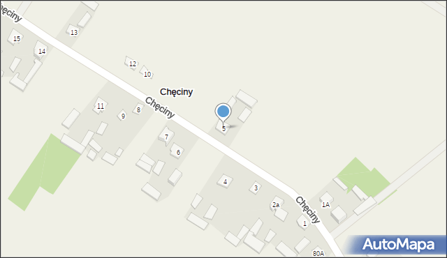 Chęciny, Chęciny, 5, mapa Chęciny