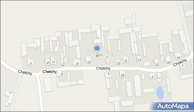 Chełchy, Chełchy, 16, mapa Chełchy