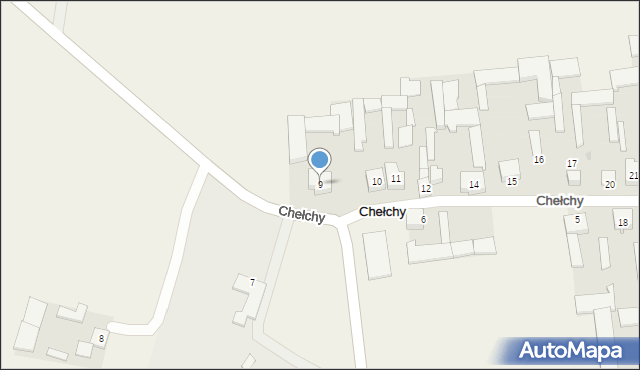 Chełchy, Chełchy, 9, mapa Chełchy