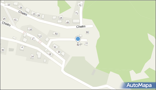 Chełm, Chełm, 62, mapa Chełma