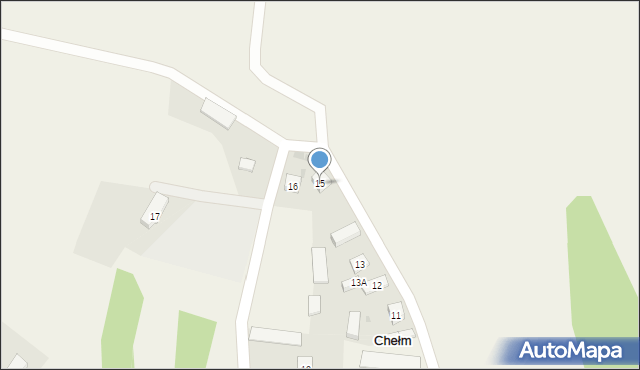 Chełm, Chełm, 15, mapa Chełma