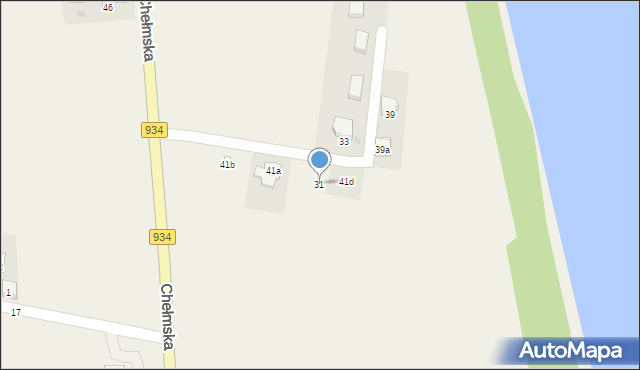 Chełm Śląski, Chełmska, 31, mapa Chełm Śląski