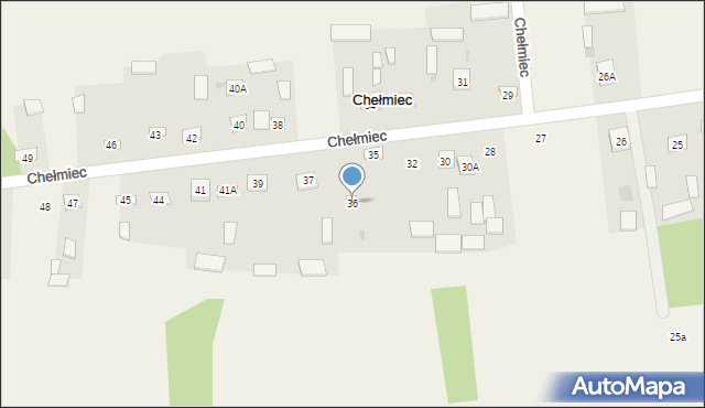 Chełmiec, Chełmiec, 36, mapa Chełmiec