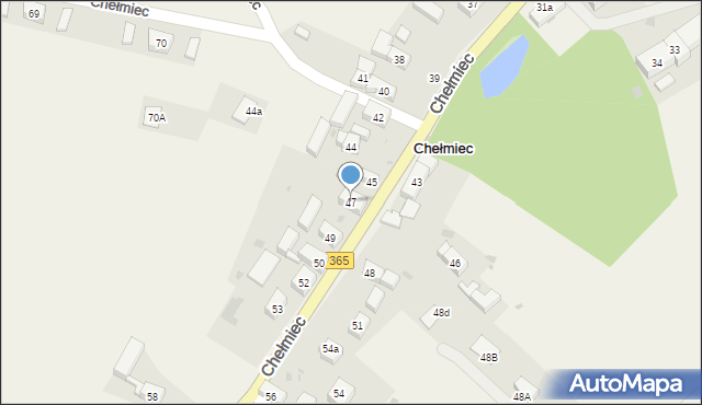 Chełmiec, Chełmiec, 47, mapa Chełmiec
