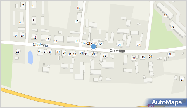 Chełmno, Chełmno, 33, mapa Chełmno