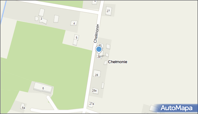 Chełmonie, Chełmonie, 29, mapa Chełmonie