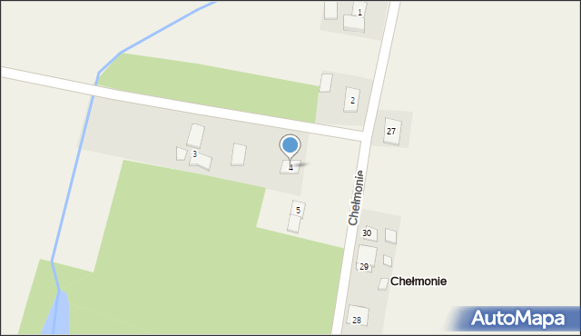Chełmonie, Chełmonie, 4, mapa Chełmonie