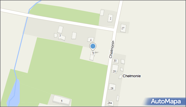 Chełmonie, Chełmonie, 5, mapa Chełmonie