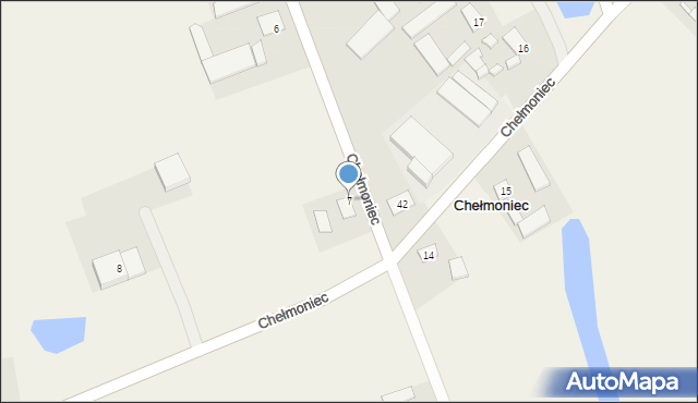 Chełmoniec, Chełmoniec, 7, mapa Chełmoniec