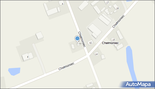Chełmoniec, Chełmoniec, 7A, mapa Chełmoniec