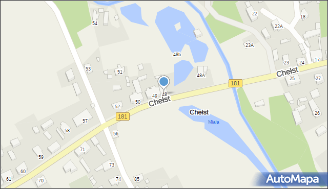 Chełst, Chełst, 48, mapa Chełst