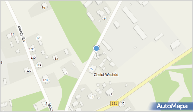 Chełst, Chełst, 7, mapa Chełst
