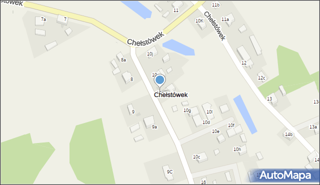 Chełstówek, Chełstówek, 10a, mapa Chełstówek