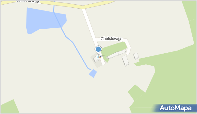 Chełstówek, Chełstówek, 12a, mapa Chełstówek