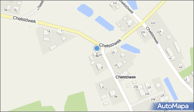 Chełstówek, Chełstówek, 8a, mapa Chełstówek