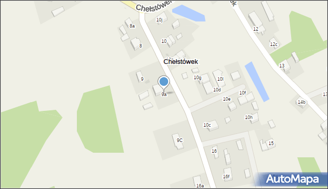 Chełstówek, Chełstówek, 9a, mapa Chełstówek