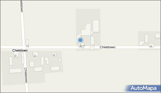 Chełstowo, Chełstowo, 15, mapa Chełstowo