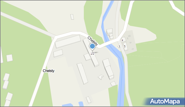 Chełsty, Chełsty, 1/2, mapa Chełsty