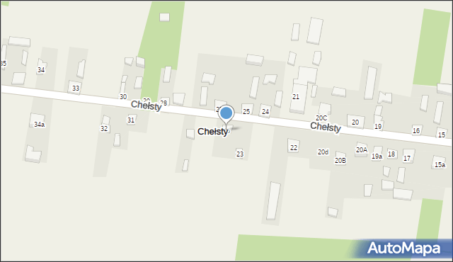 Chełsty, Chełsty, 26, mapa Chełsty