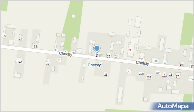 Chełsty, Chełsty, 27, mapa Chełsty