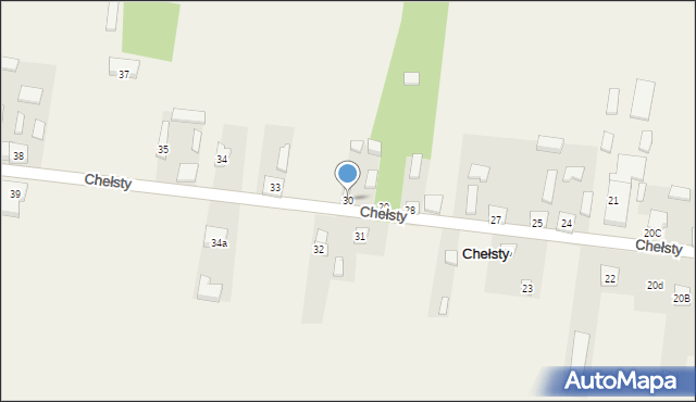 Chełsty, Chełsty, 30, mapa Chełsty