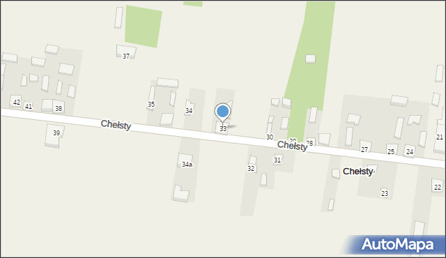 Chełsty, Chełsty, 33, mapa Chełsty